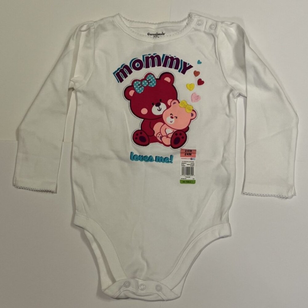 Baby Girl Bodysuit Long Sleeve 24M